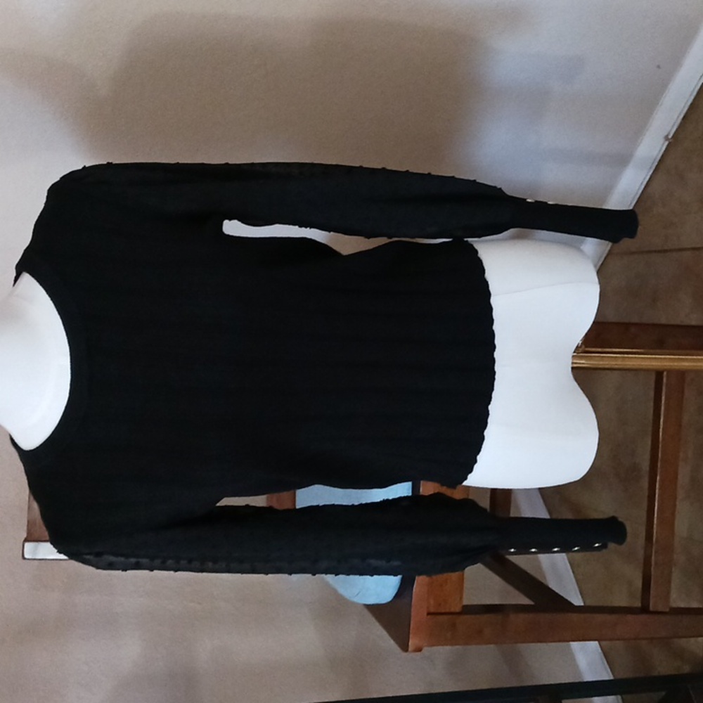 Joseph A- Black Women's Crew Neck Sweater